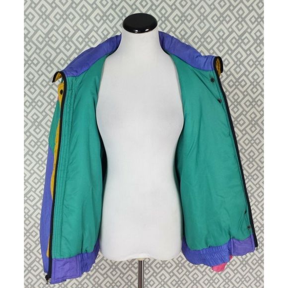 Vtg Dani Colby Windbreaker Bomber Skii Jacket - Picture 4 of 9